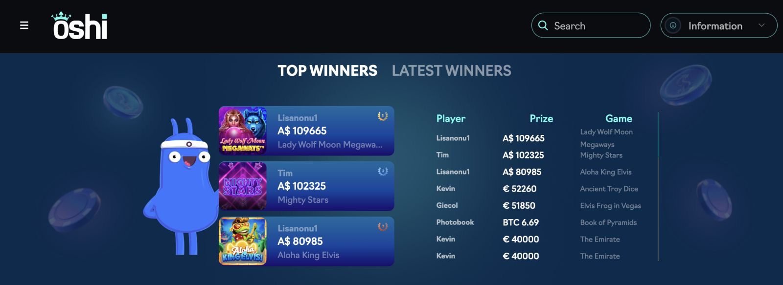 oshi online casino